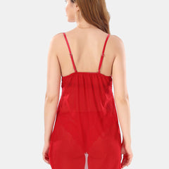 Be You Self Designed Net Baby Doll With Brief