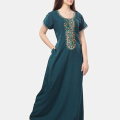 Be You Embroidered Maxi Nightdress
