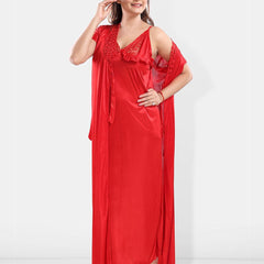Be You Satin Maxi Nightdress With Robe
