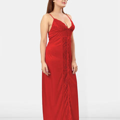 Be You Women Shoulder Straps Maxi Nightdress