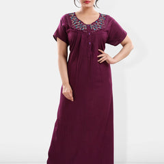 Be You V-Neck Maxi Sweat Nightdress