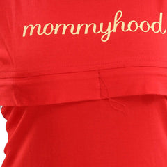 Be You Typography Printed Maternity Night Suit