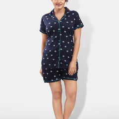 Be You Geometric Printed Night suit
