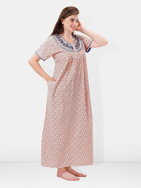 Be You Floral Printed Maxi Nightdress