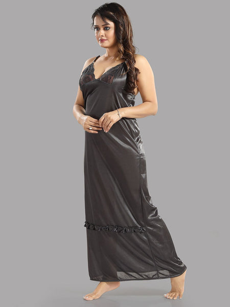 Be You Maxi Shoulder Straps Wrap Nightdress  Nightdress