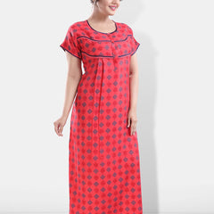 Be You Geometric Printed Maxi Nightdress