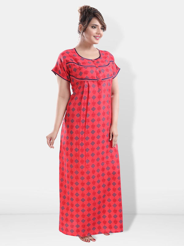 Be You Geometric Printed Maxi Nightdress