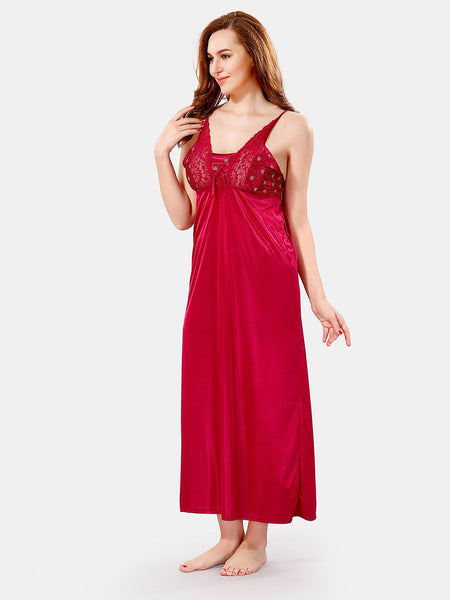 Be You Satin Maxi Nightdress With Robe