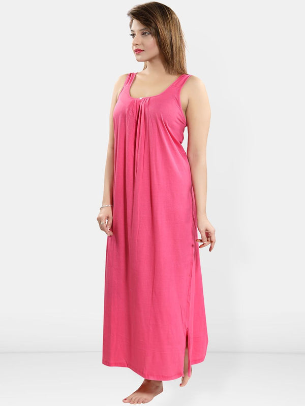 Be You Sleeveless Cotton Midi Nightdress