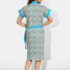Be You Women Printed Cotton Anti-bacterial Super Soft Bath Robe With Belt