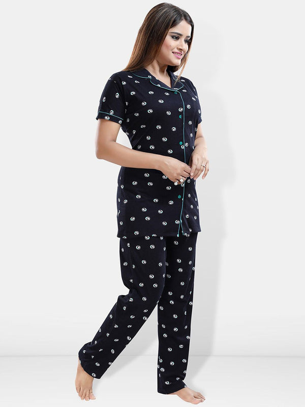Be You Pack Of 2 Printed Night suit
