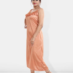 Be You Maxi Satin Wrap Nightdress With Robe