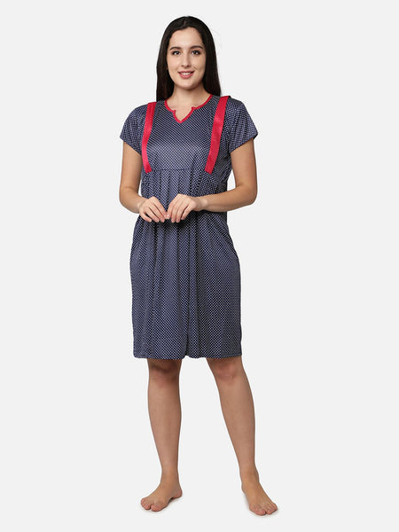 Be You Printed Maternity Nightdress