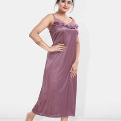 Be You Maxi Satin Wrap Nightdress With Robe