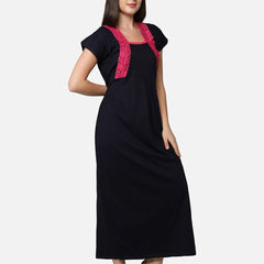 Be You Navy Blue Maxi Nightdress