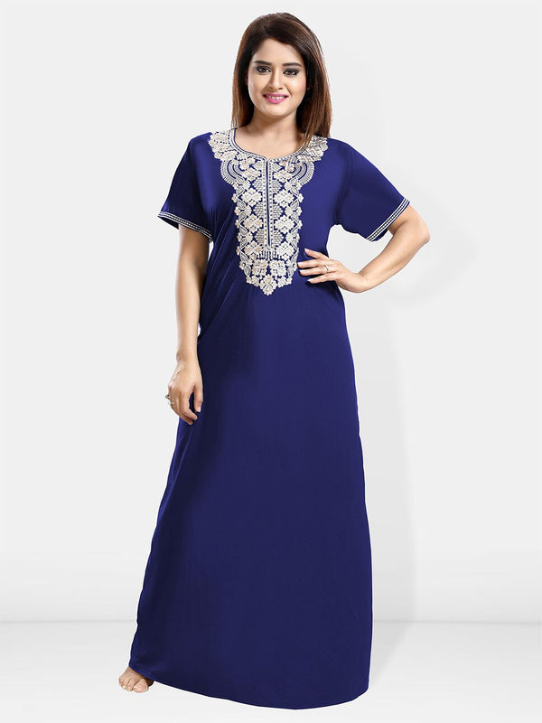 Be You Embroidered Maxi Nightdress