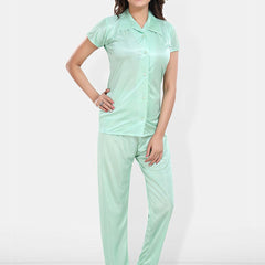 Be You Satin Shirt & Lounge Pant Night Suit