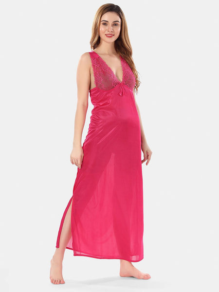 Be You Satin Maxi Nightdress With Robe