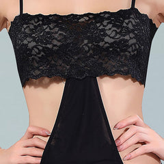Be You Black Net Baby Doll