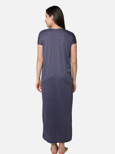 Be You Pack Of 2 Women Striped Maternity Maxi Nightdress