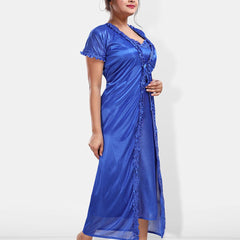 Be You Satin Maxi Nightdress with Robe