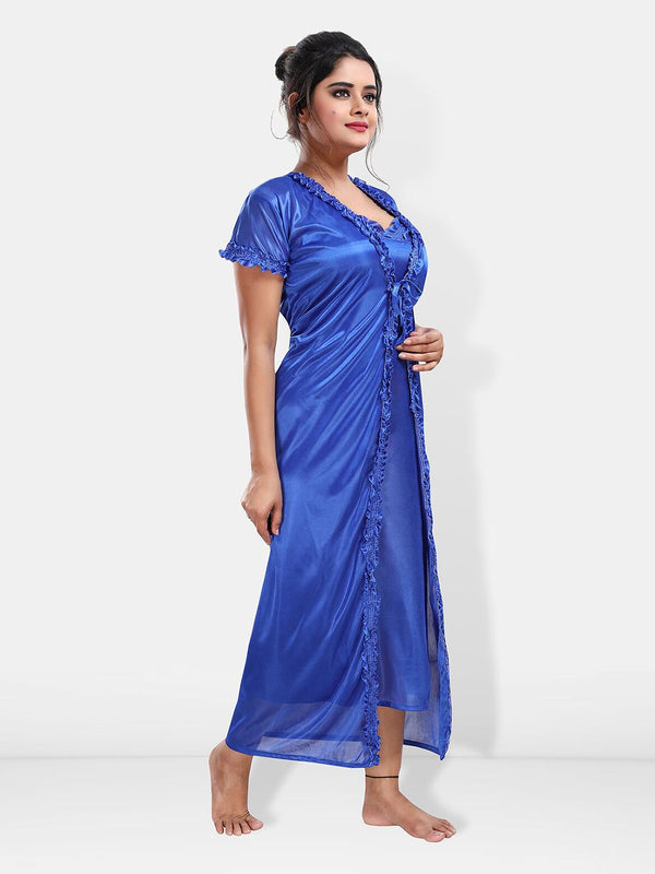 Be You Satin Maxi Nightdress with Robe