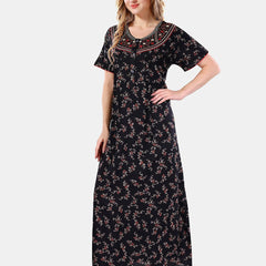 Be You Floral Printed Maxi Nightdress