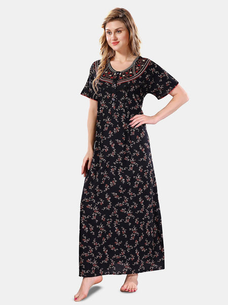 Be You Floral Printed Maxi Nightdress