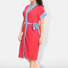 Be You Women Cotton Anti-bacterial Super Soft Bath Robe With Belt