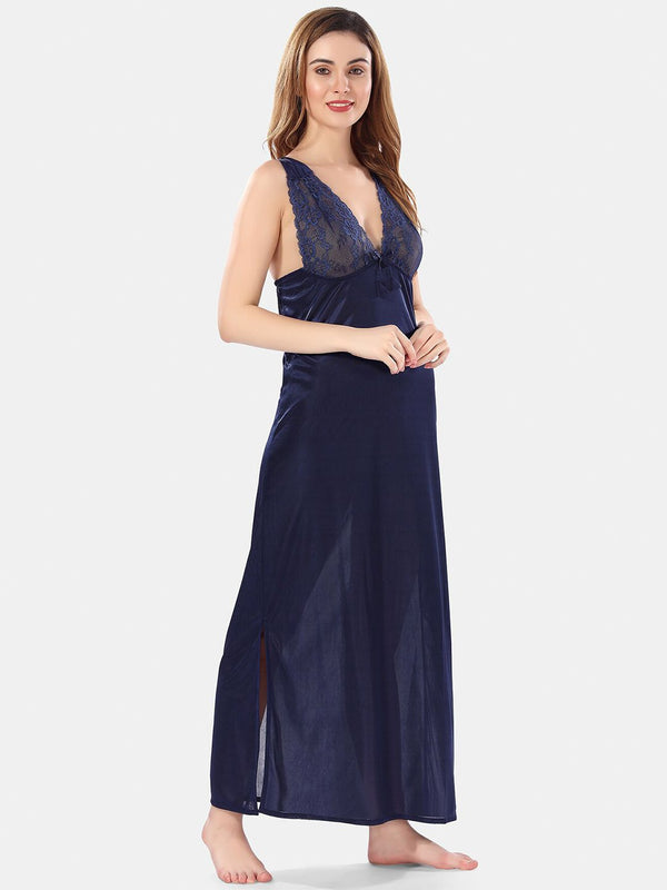 Be You Satin Maxi Nightdress With Robe