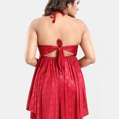 Be You Satin Wrap Nightdress With Robe