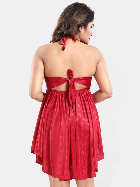 Be You Satin Wrap Nightdress With Robe