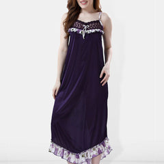 Be You Floral Printed Satin Maxi Nightdress