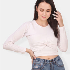 Be You Twisted Cotton Crop Top