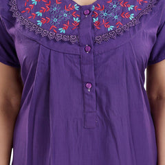 Be You V Neck Maxi Nightdress