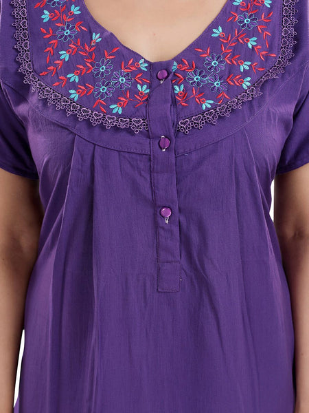 Be You V Neck Maxi Nightdress