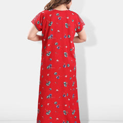 Be You Floral Printed Maxi Feeding & Maternity Nightdress