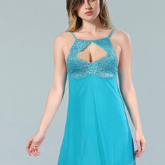Be You Turquoise Blue Net Baby Doll