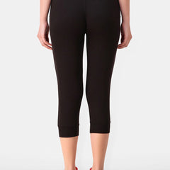 Be You Women Solid Three Fourth-Length Gym Tights