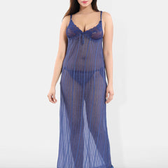 Be You Self Design Net Baby Doll With Brief