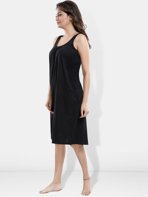Be You Sleeveless Cotton Midi Nightdress