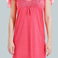 Be You V-Neck Satin Nightdress With Robe