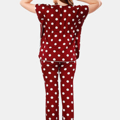 Be You Polka Dots Printed Night Suit