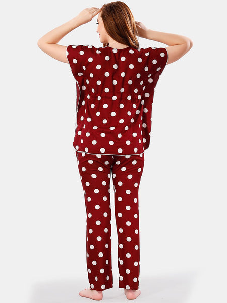 Be You Polka Dots Printed Night Suit