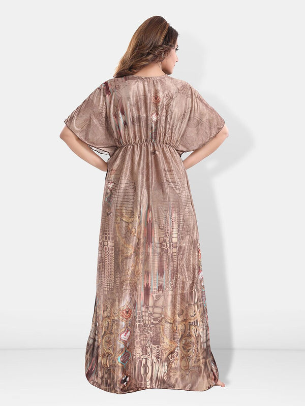 Be You Printed Maxi Kaftan Nightdress