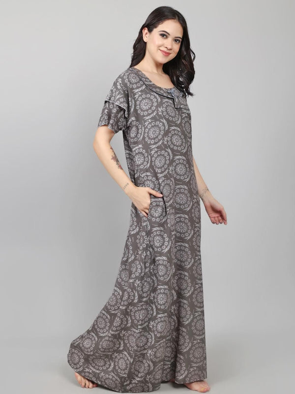 Be You Printed Maxi Nightdress