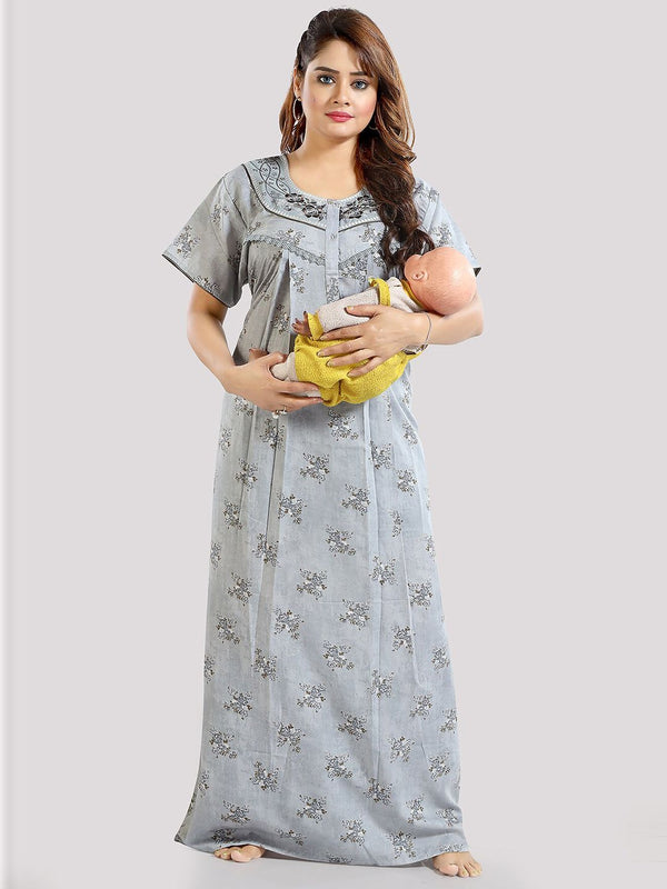 Be You Floral Printed Maxi Nightdress
