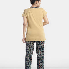 Be You Ethnic Motifs Printed Maternity Night Suit