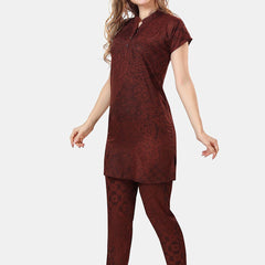 Be You Ethnic Motifs Printed Night Suit