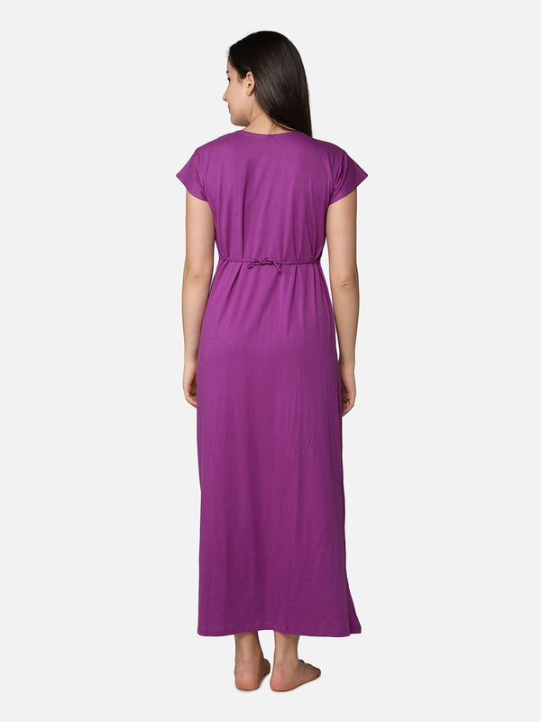 Be You Striped Maxi Nightdress